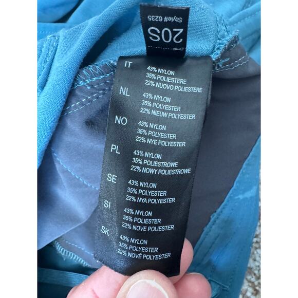 KUHL Woman's Jeans/Pants 6 SHORT (Petite), Teal/Blue, Lightweight performance - Picture 10 of 15